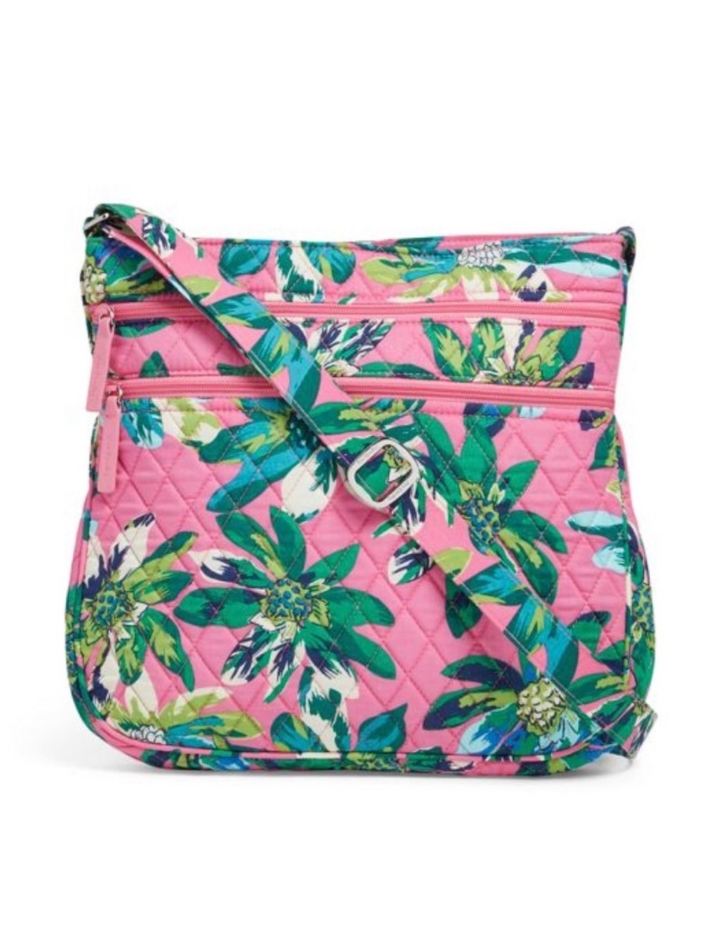 Vera Bradley Tropical Paradise Quilted Floral Crossbody #1376